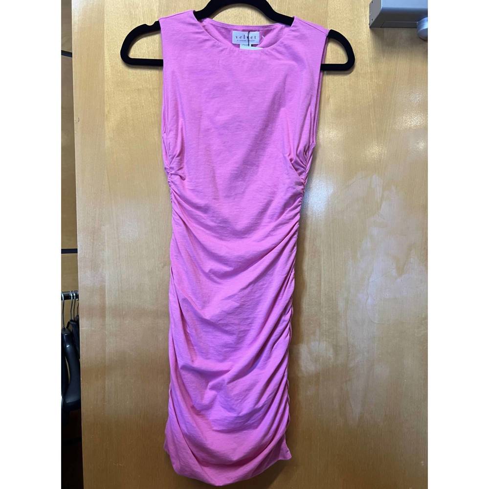 NEW VELVET BY GRAHAM & SPENCER avril dress in pop